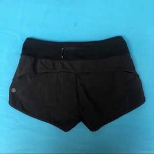 Black Lululemon Speed Shorts size 4